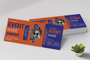 Event Ticket, an Invitation Template by MightyDesign