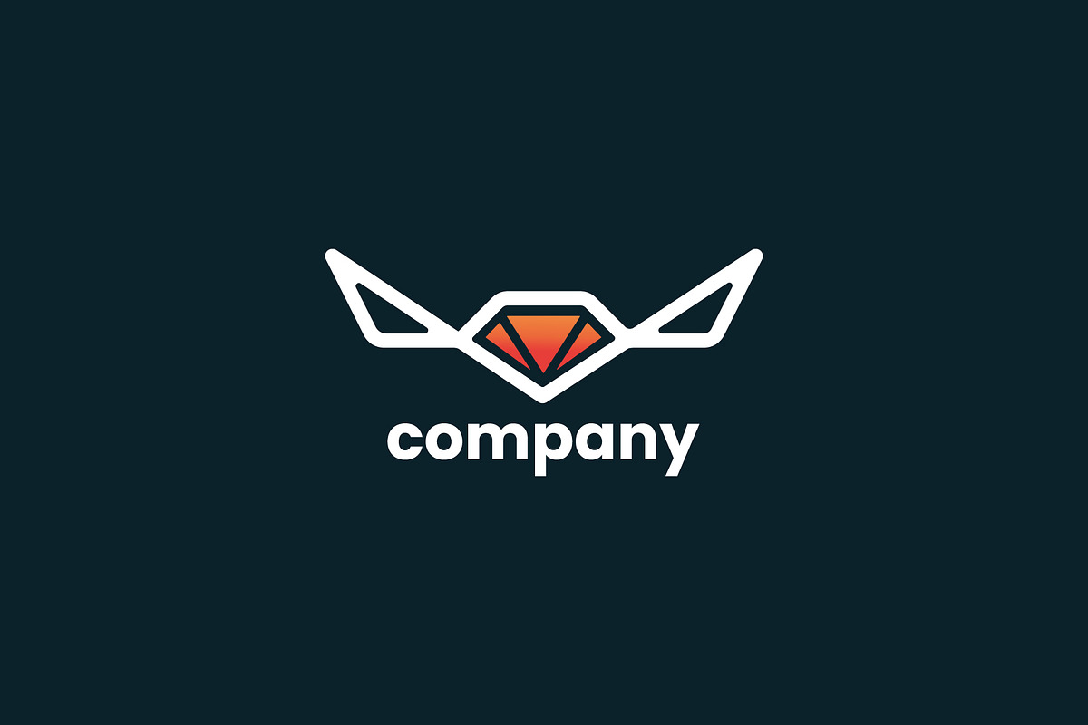 Diamond eyes logo, a Branding & Logo Template by gagego (Photo 2 of 3)