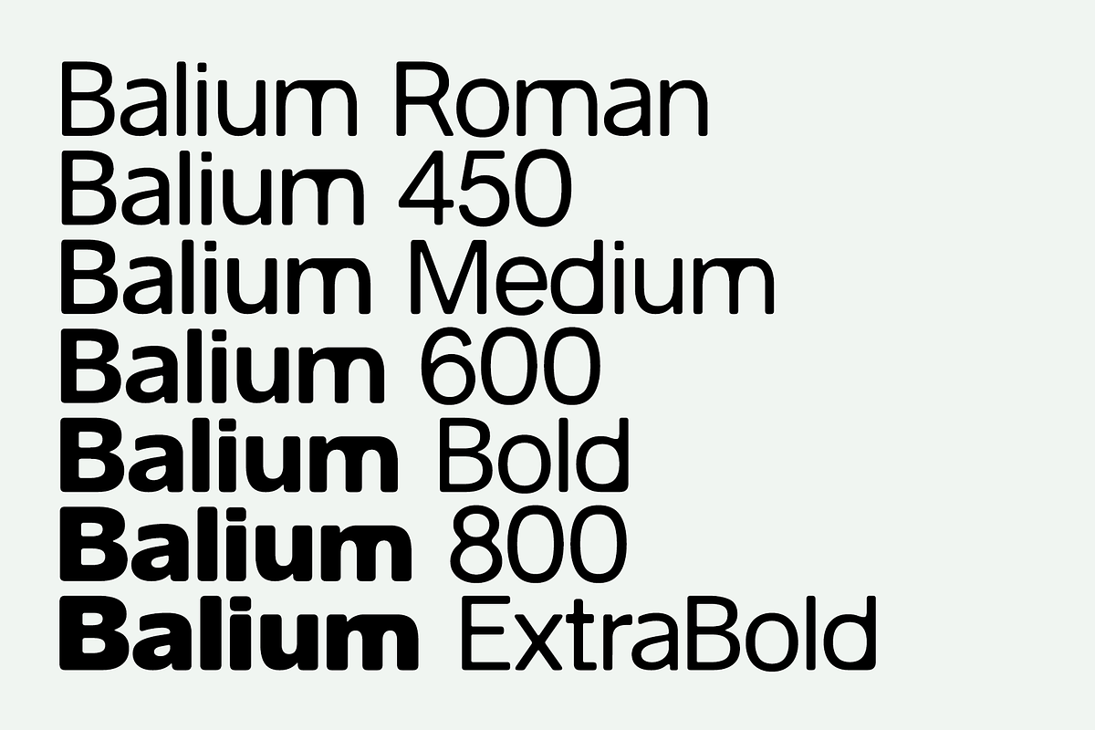 Balium – Imprecise Variable, a Sans Serif Font by Unio Designs (Photo 3 of 15)
