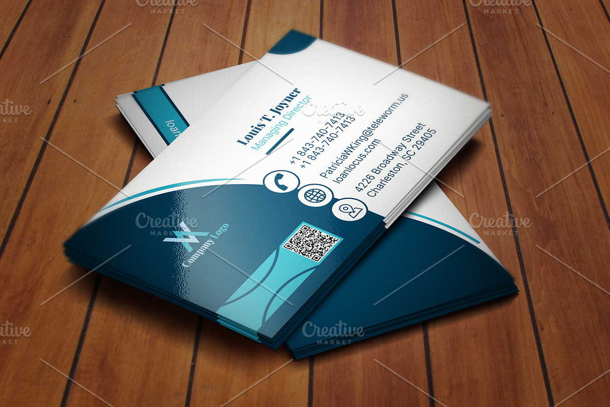 Professional Business Card Template, a Business Card Template by Bibek (Photo 2 of 4)