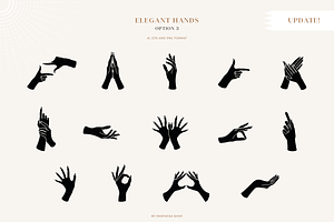 Hands & Logos/ Logo Templates Bundle