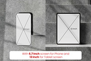 Device Mockup: iPhone & iPad Pro, an iPhone Mockup by mockupocka (Thumbnail 4 of 15)