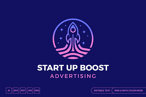 Rocket Startup Logo