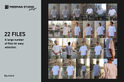 T-Shirt Mockup, a Shirt Mockup by Freeman Studio (Thumbnail 4 of 15)