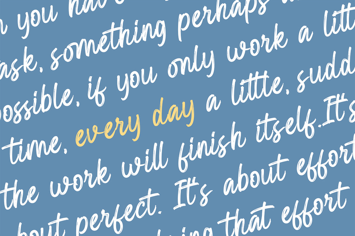 Basilk - Brush Handwritten Font, a Handwritten Font by Pekotype (Photo 5 of 14)