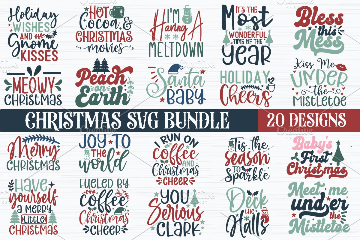 Christmas SVG Bundle, a Graphic by akazaddesign (Photo 1 of 16)
