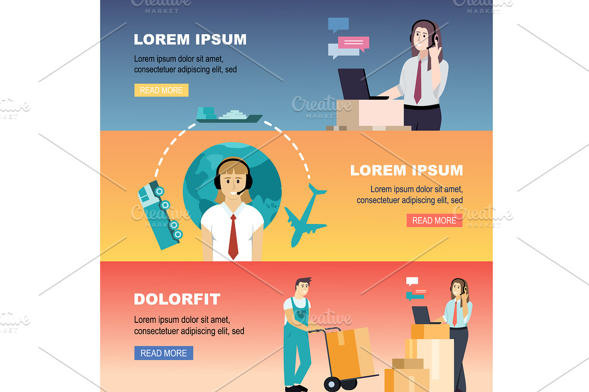 International logistics. global, a Transportation Illustration by Multigon