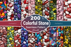 Colorful Stone Seamless Pattern, a Pattern Graphic by Forhadx5
