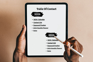 2024-2025 Digital Monthly Planner