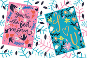 Floral shapes brushes, a Texture Graphic by Natalia Gonzalez (Thumbnail 6 of 6)