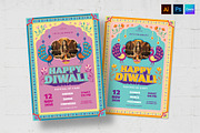 Diwali Flyer Template, a Flyer Template by BrandPacks (Thumbnail 1 of 5)