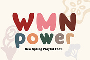 WMN Power | Spring Playful Font, a Font by Anna Zakharchenko (Thumbnail 1 of 17)