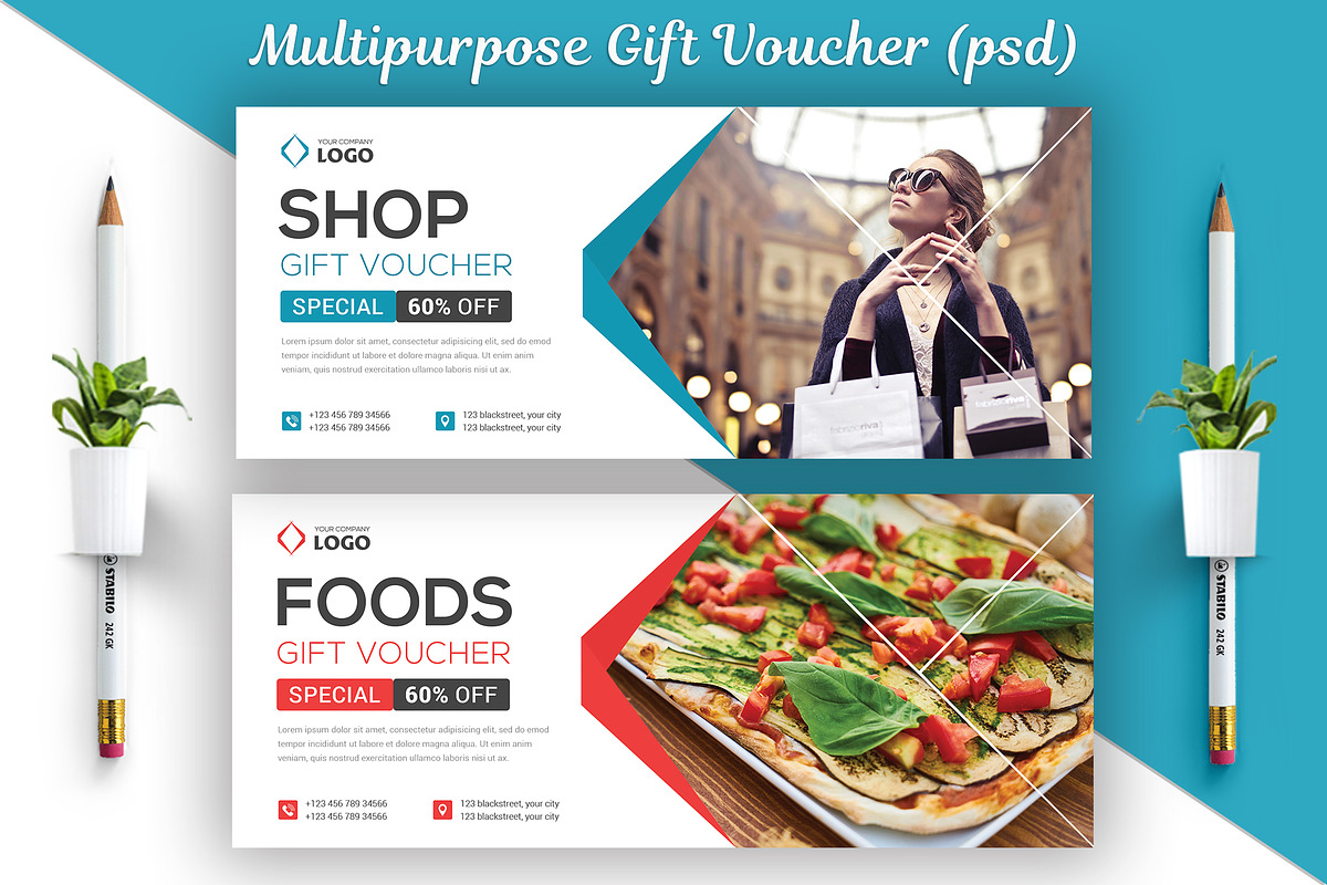 Multipurpose Gift Voucher Template, a Templates & Theme by ARP Creation (Photo 3 of 8)