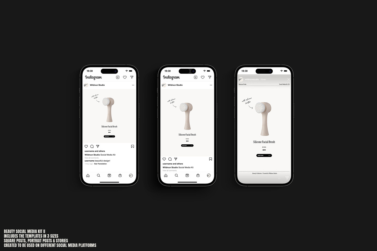 Beauty - Social Media Kit (II), a Social Media Template by Wildnun Studio (Photo 4 of 19)