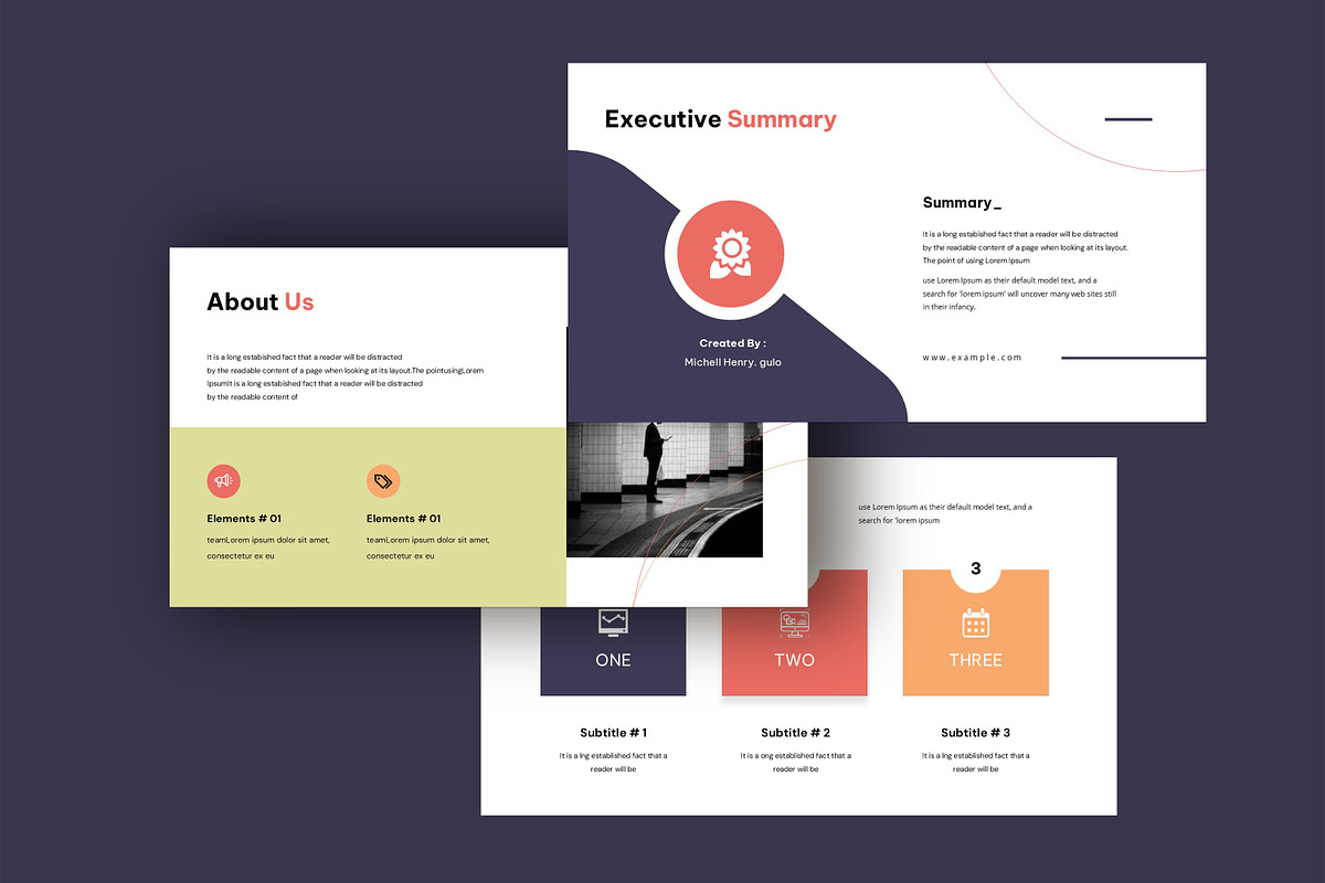Pitch-deck Presentation Template preview 3