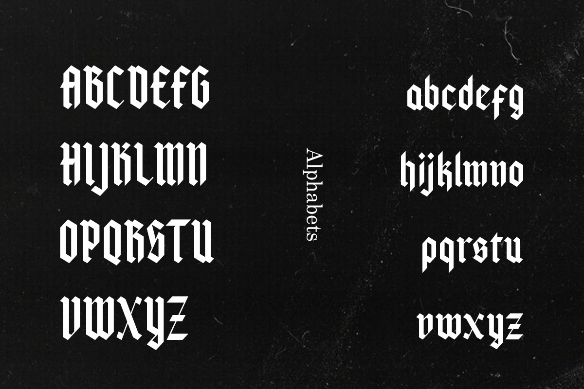 Salvadors | Modern Blackletter, a Blackletter Font by Muntab_Art (Photo 10 of 11)