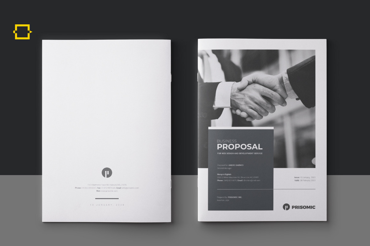 Business Proposal, a Brochure Template by DesignJanala (Photo 9 of 9)
