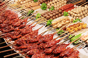 Thai street food, a Photo by saiko3p