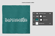 Bandana mockup, an Apparel Mockup by Barmecide Mockup Studio (Thumbnail 3 of 3)