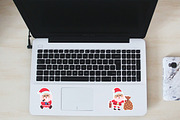 Santa Claus stickers, a Person Illustration by JulyGart (Thumbnail 4 of 4)