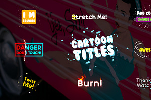 Cartoon Flash FX Titles | FCPX, a Templates & Theme by FlashFXbox