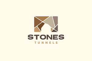 beauty stone tunnel vintage logo, a Branding & Logo Template by devastd