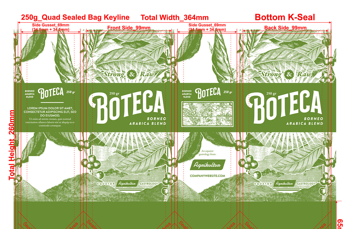 Boteca Mono - Coffee Packaging, a Marketing Template by Ilman (Photo 6 of 11)