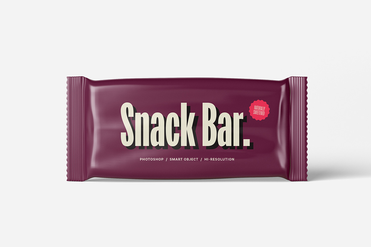 Snack Bar Packaging Mockups, a Packaging Mockup by artimasa (Photo 2 of 5)