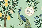 Exotic Garden I Mint Wallpaper, a Wallpaper Graphic by by creative paper (Thumbnail 9 of 15)