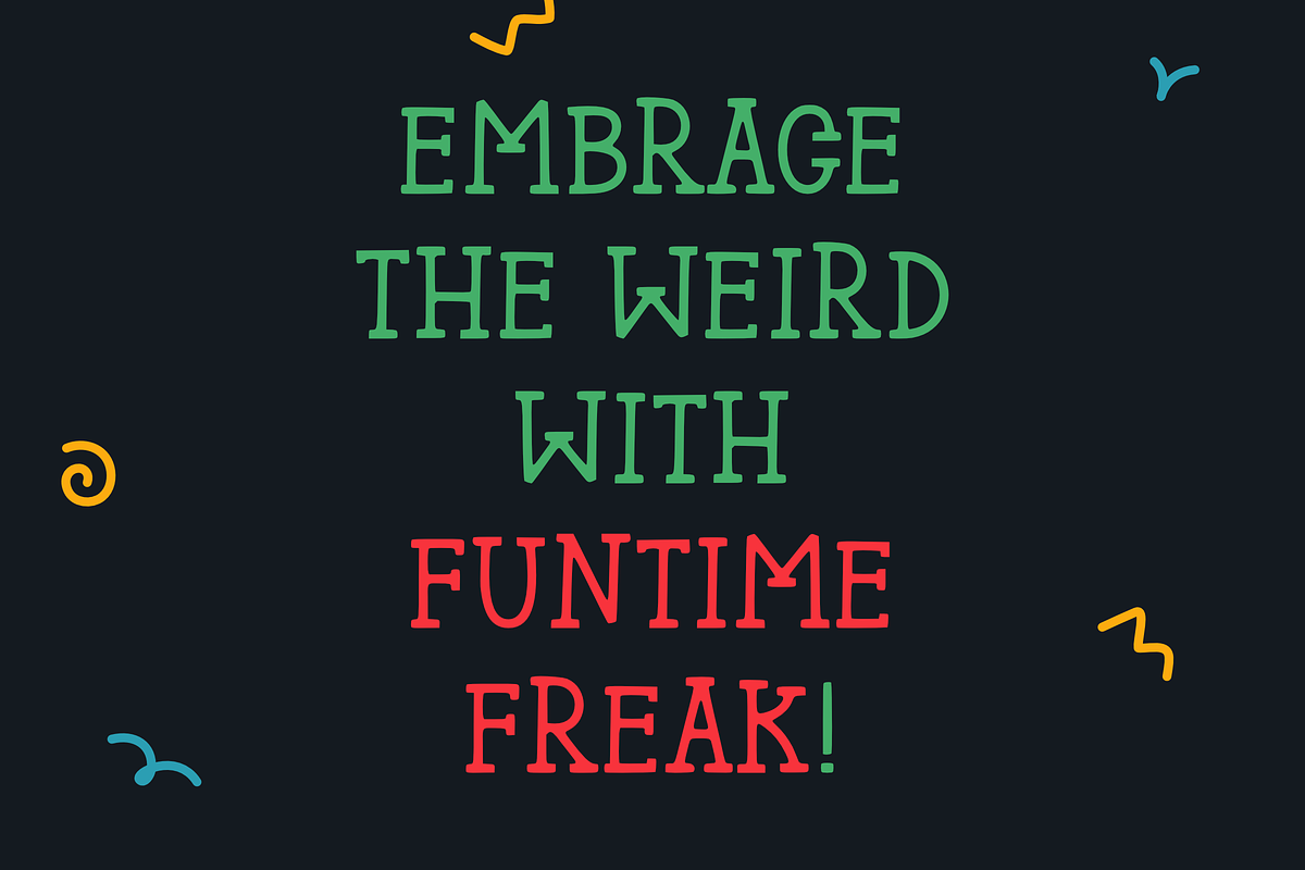 Funtime Freak, a Slab Serif Font by RADesigns21 (Photo 2 of 8)