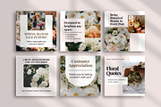 Flower Instagram Canva Social Media, a Social Media Template by Snapybiz (Thumbnail 2 of 10)