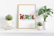 Christmas Nurse Png, an Illustration by Craft Nest (Thumbnail 4 of 6)