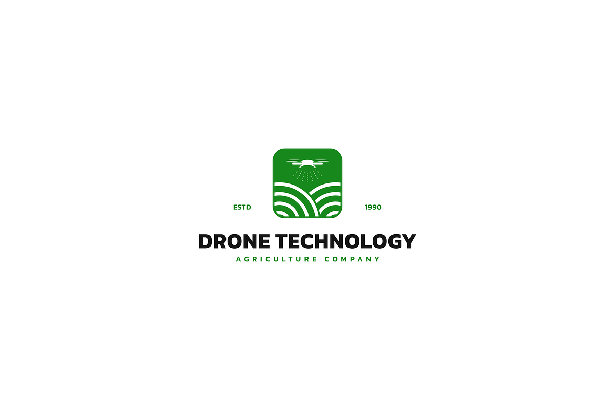 Agriculture drone logo, a Branding & Logo Template by zuhudsgn (Photo 1 of 3)