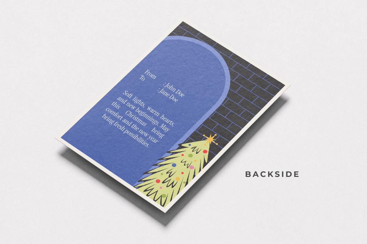 Christmas And New Year Card Vol.7, an Invitation Template by Bewalrus Studio (Photo 4 of 4)