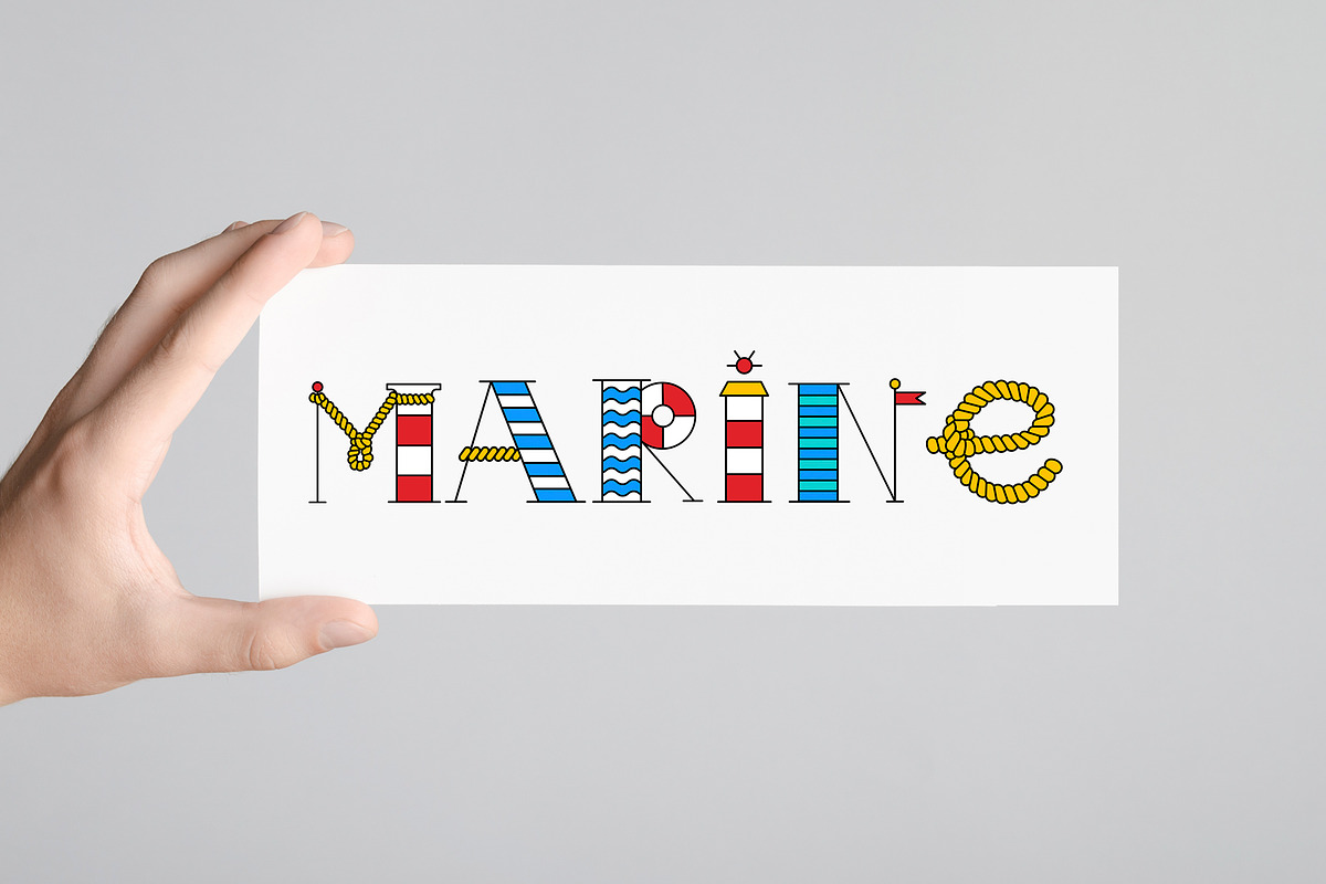 "Hello Sailor" Display Typeface preview 6