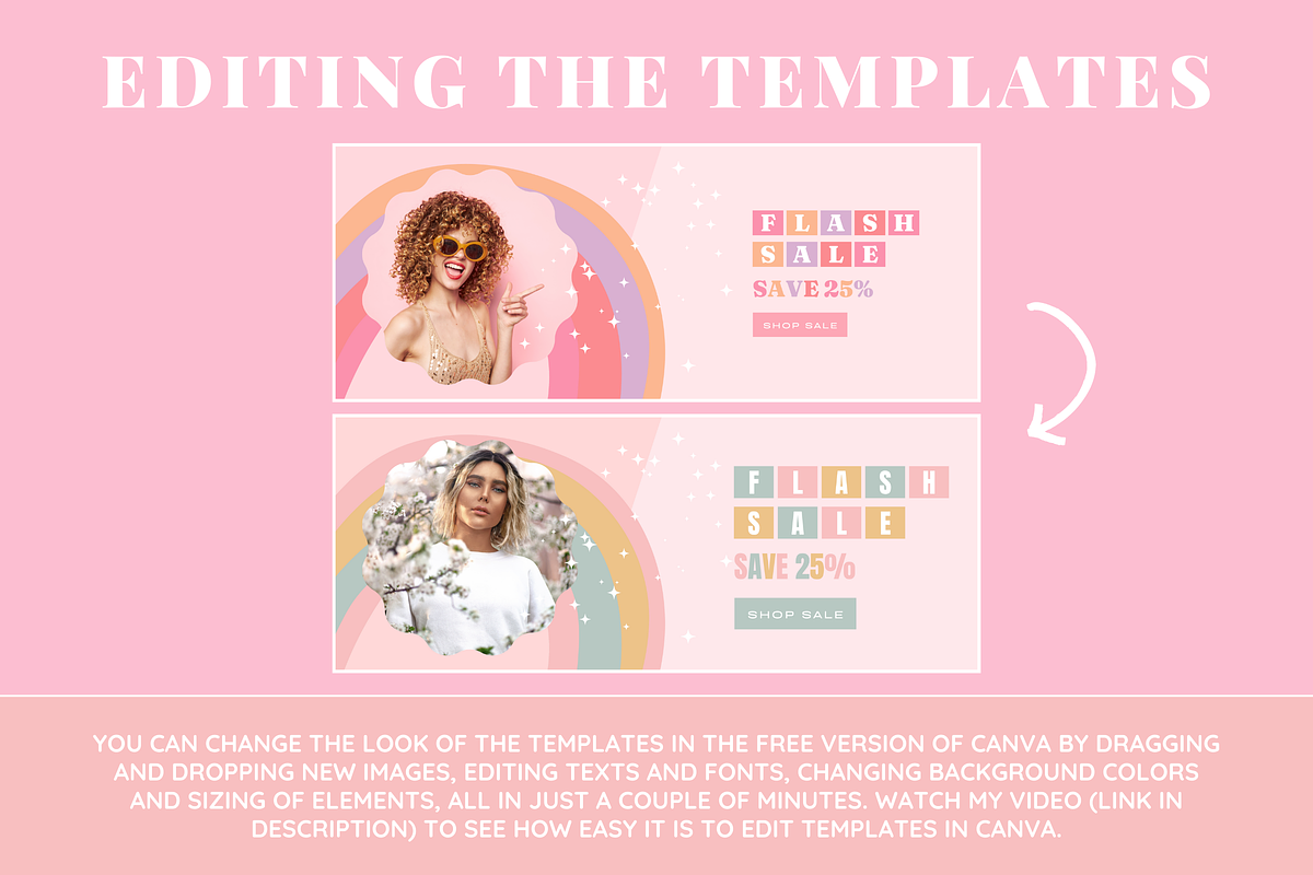 Shop Banner Templates - Pastel, a Shopify Template by SunshineStudioBoutique (Photo 6 of 9)