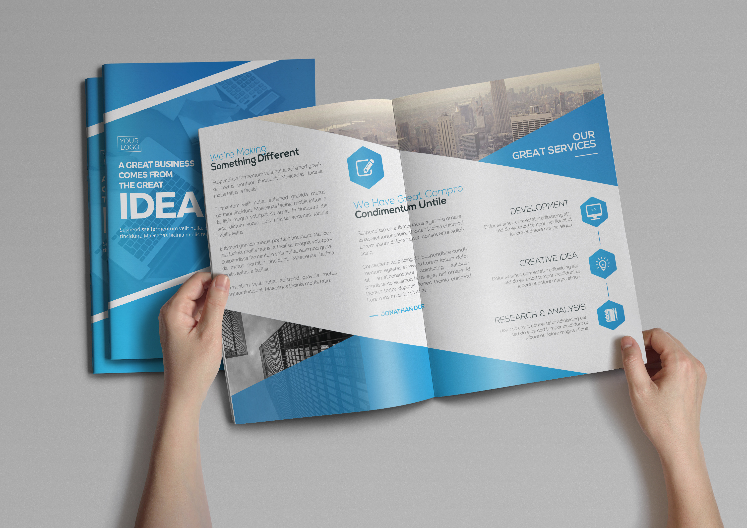 Smart Business Brochure by Cristal Pioneer | Creative Market