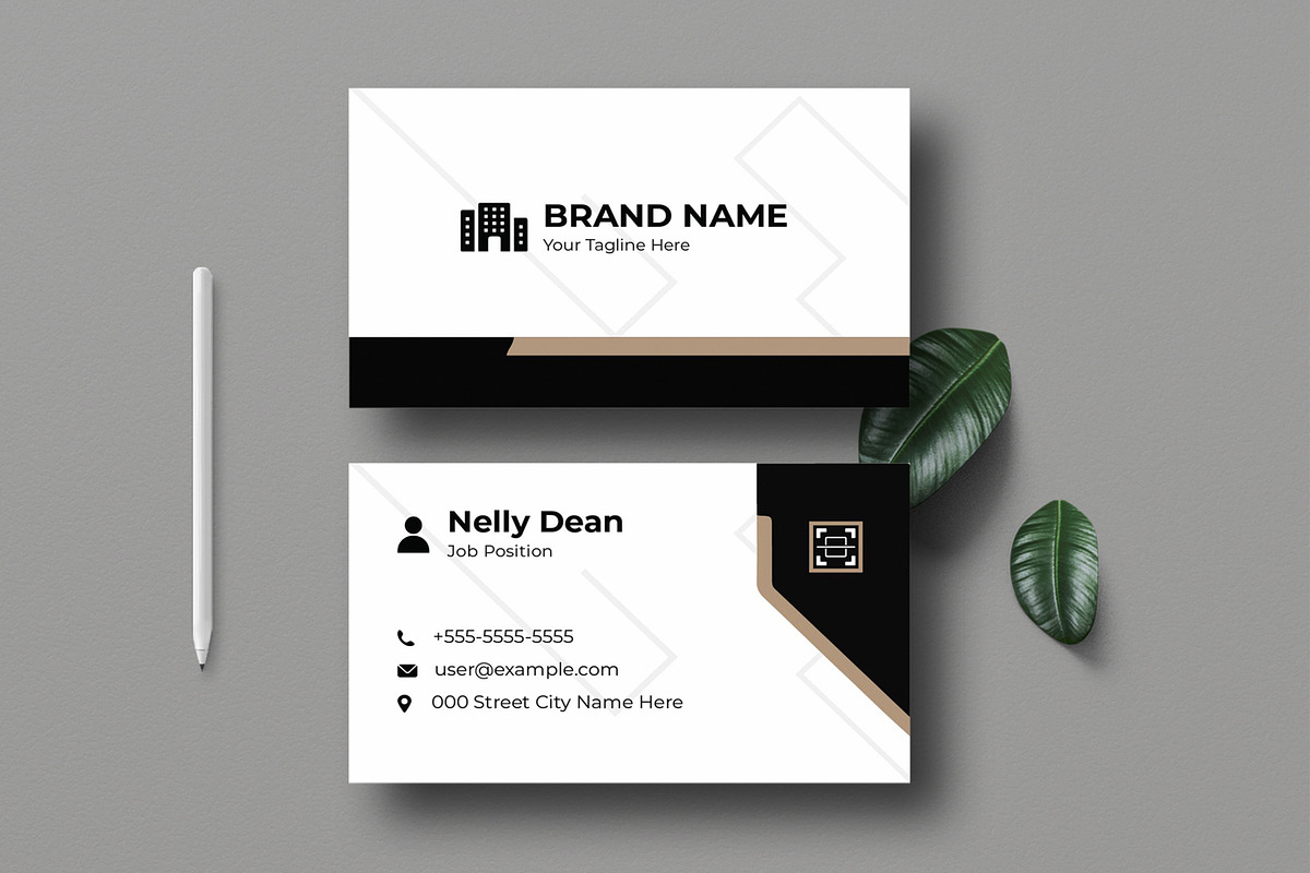 Corporate Modern Business Card, a Business Card Template by MightyDesign (Photo 1 of 6)