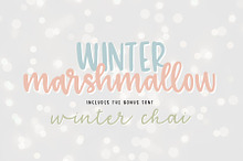 winter marshmallow + winter chai