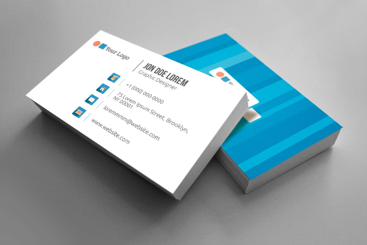 4 Variant Business Card, a Business Card Template by Seyyahil (Photo 2 of 5)