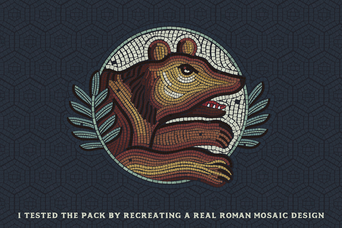 Mosaic Maker - Brushes & Patterns, a Brush Add-On by The Artifex Forge (Photo 3 of 12)