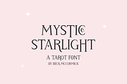 Mystic Starlight - Tarot Font, a Serif Font by Beck McCormick (Thumbnail 1 of 10)