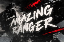 AMAZING RANGER – Brush Display Font