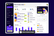 Nyinau - Educational Dashboard, an UI Kit Template by SLAB! Design (Thumbnail 3 of 4)