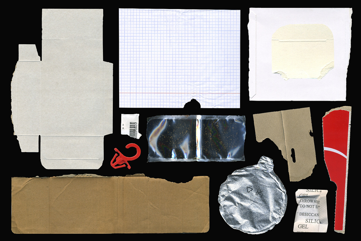 Paper Collage and Scribbles Elements, a Graphic by LarysaZabrotskaya (Photo 17 of 24)