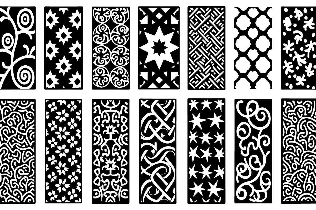 Elegant Laser Cut Panel Designs, an Object Graphic by jahid234 (Photo 8 of 13)