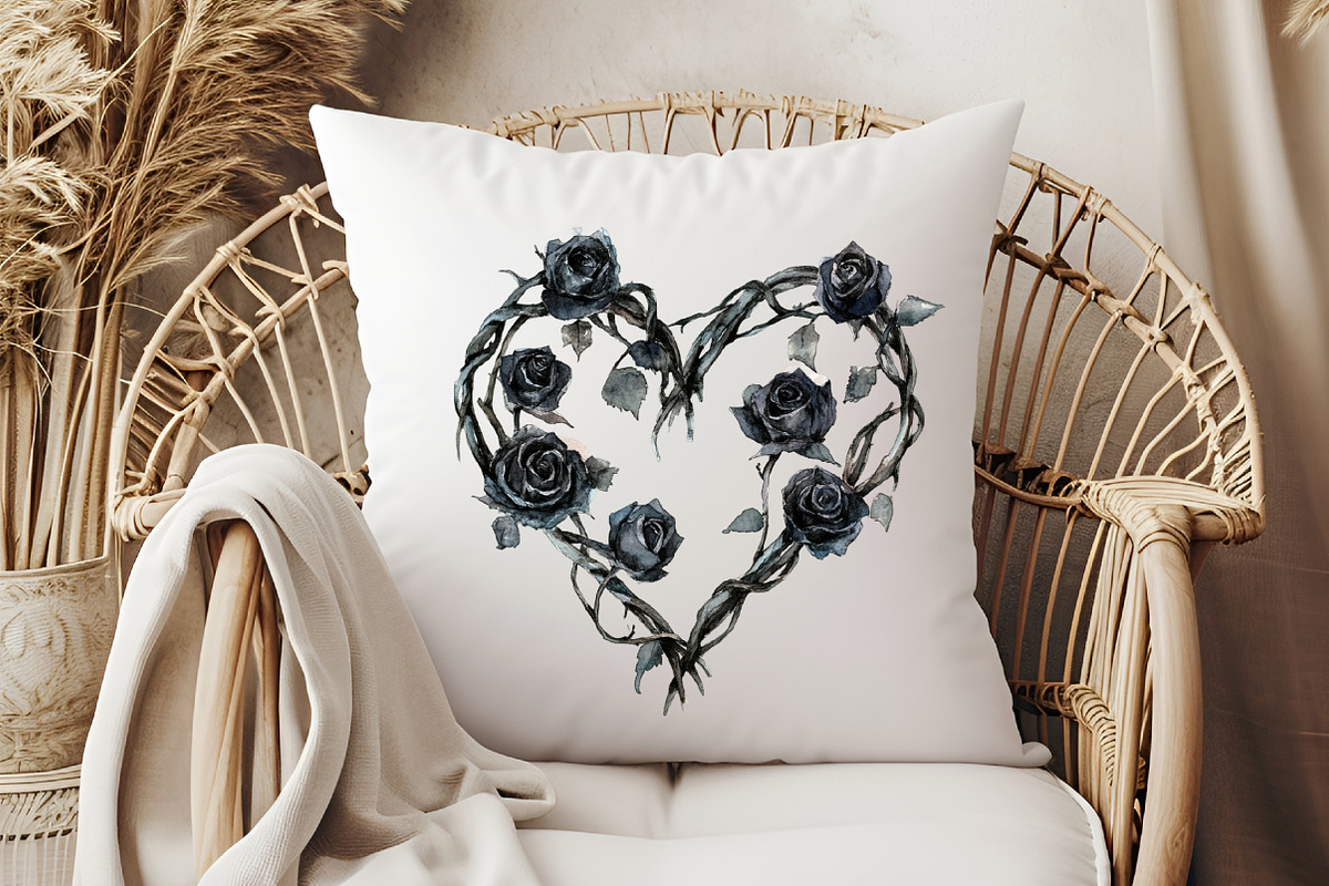 Dark Rose Halloween Bundle Clipart, an Illustration by Pixels.Craft (Photo 5 of 7)