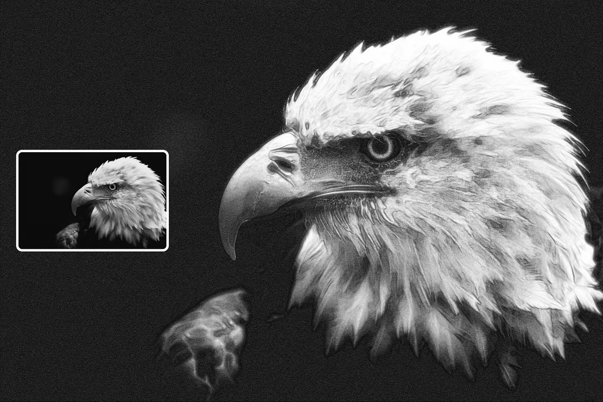 Pencil Drawings Effect Photoshop, a Layer Style Add-On by Hubzway (Photo 3 of 7)