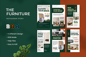 Furniture - Instagram Story, a Print Template by VUNIRA