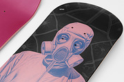 Realistic Skateboard Deck Mockup 9, a Product Mockup by Uncentrifuged Pressure (Thumbnail 7 of 8)